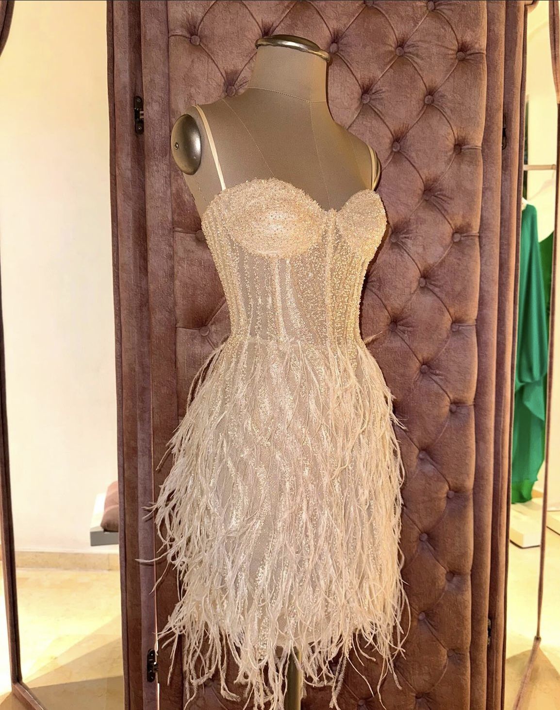 Glitter Sheath Tight Bodycon Spaghetti Strap Graduation Dresses Short High School For 8th Grade Senior Homecoming Dress RB3377