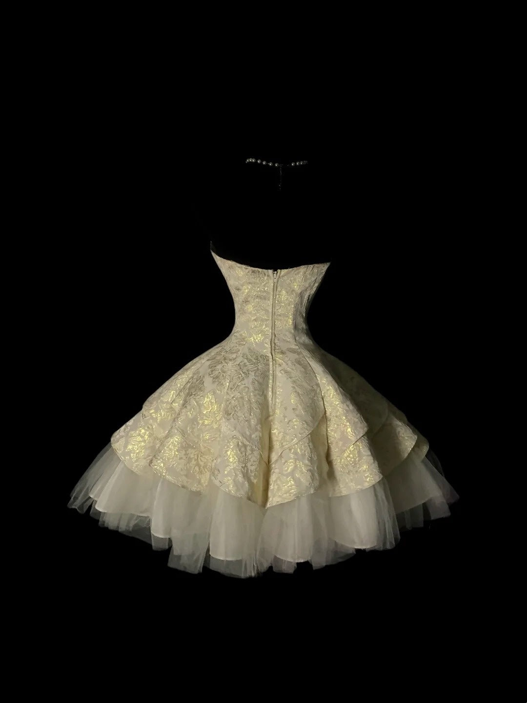 Pretty Ball Gown Sweetheart Gold Lace Short Cocktail Homecoming Dresses Ideas Hoco Outfits RB4929
