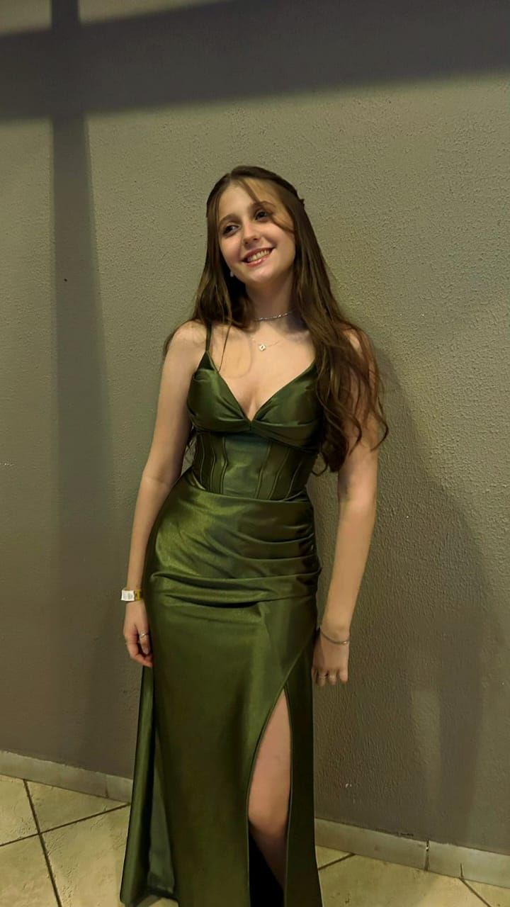 Sexy Mermaid Straps Olive Green With Slit Long Prom Dresses Impress 18th Birthday Outfits Party Gown N251