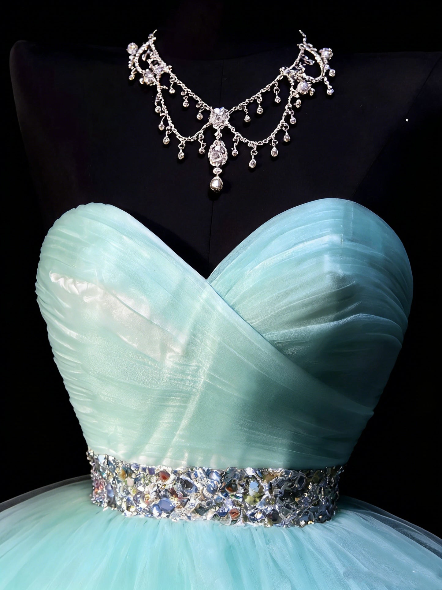 Cute Ball Gown Sweetheart Light Sky Blue Tulle Short Hoco Outfits Middle School Homecoming Dresses Cocktail Gown N1179