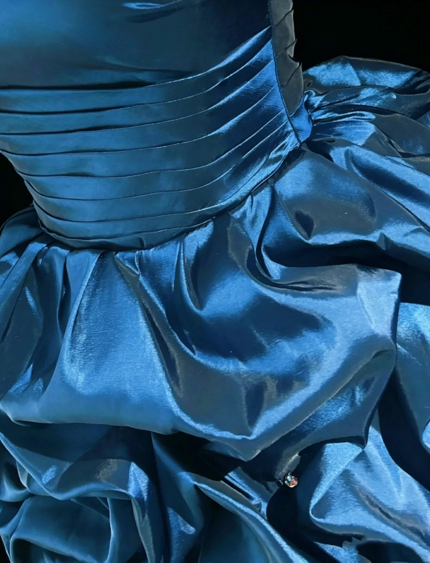 Glam Ball Gown Sweetheart Blue Party Dress 17th Birthday Gown Homecoming Dresses N3810