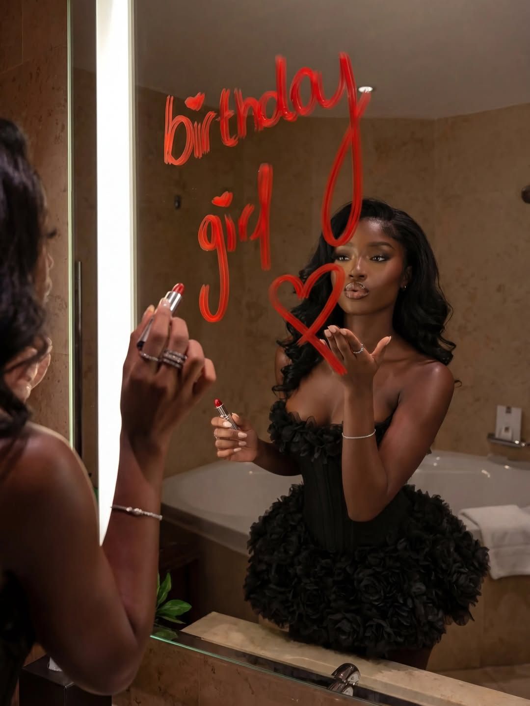 Sexy Ball Gown Strapless Little Black Dress For Black Girls Short Mini Senior Inspo Birthday Outfits Homecoming Dresses RB3957