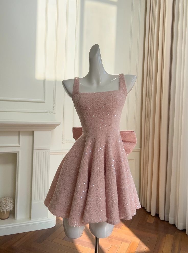 Pastel Flirty Short Homecoming Dresses Pink Freshman High Shool Grad Hoco Outfit RB4519