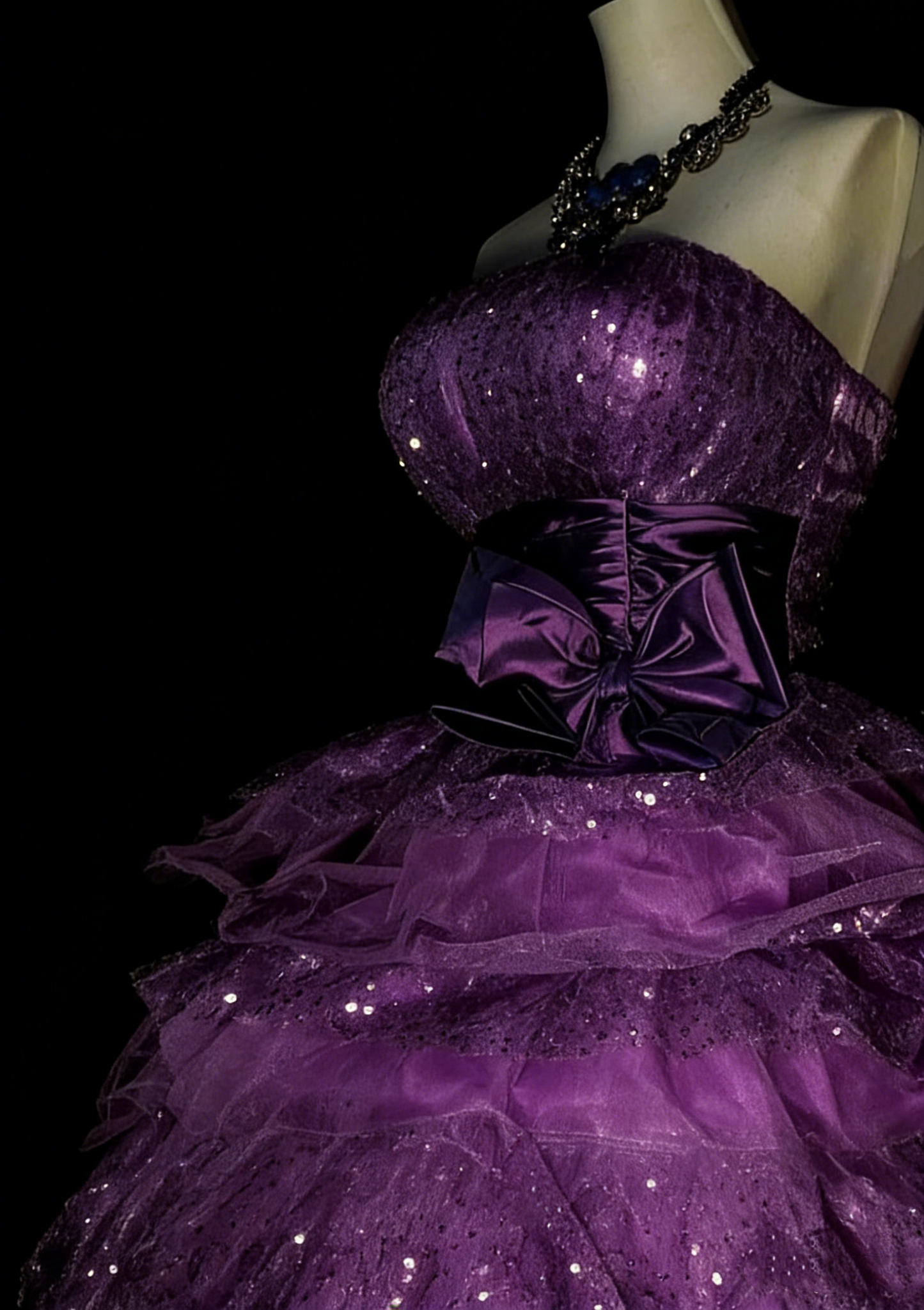 Unique Ball Gown Strapless Purple Tulle Inspo 2000s Hoco Gowns Short Inspo Homecoming Dresses N1363