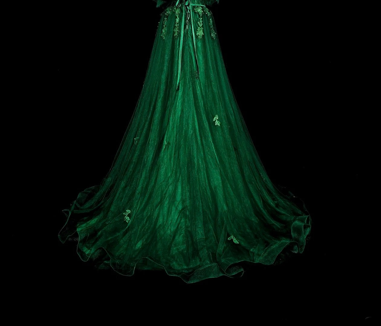 Vintage A line Spaghetti Strap Dark Green With Lace Beadings Long Prom Gown Party Wear Fashion Dresses N1827