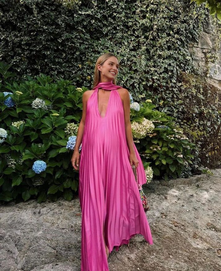 Elegant A-line V-neck Long Prom Dress Charming Evening Party Dress AB197