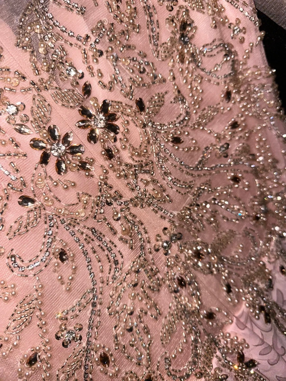 Luxurious Mermaid High Neck Lace Pink With Long Sleeves School Dances Prom Dresses 8th Grade Formal Outfits Evening Gown RB8428