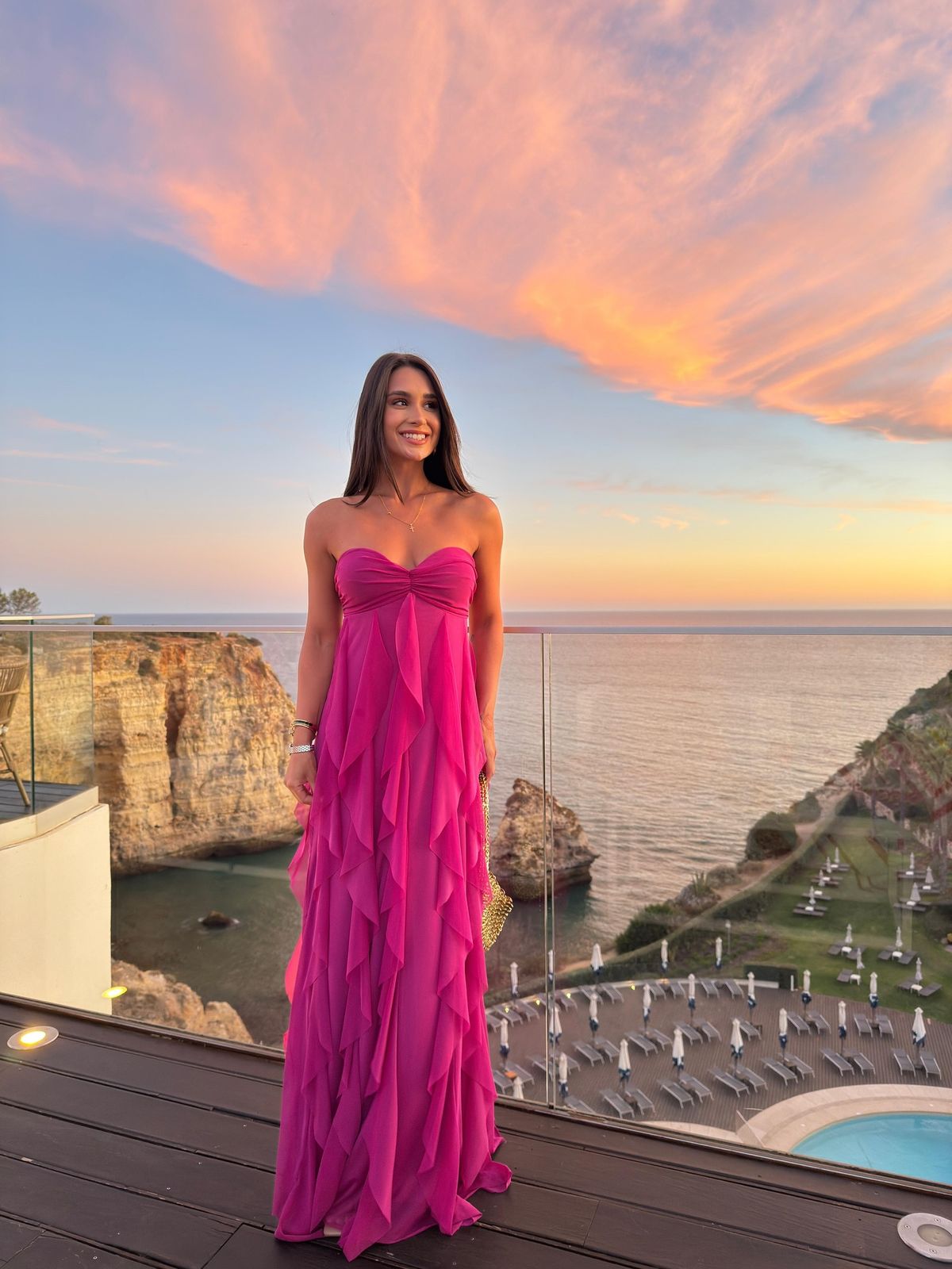 hot pink modest dress A Line Sweetheart Chiffon Prom Dresses Inspo Simple Lo – RubyFashionDress Beaded mesh 73 Twitter Pictures ideas _cm/inchshoulder to shoulder Select your size:15