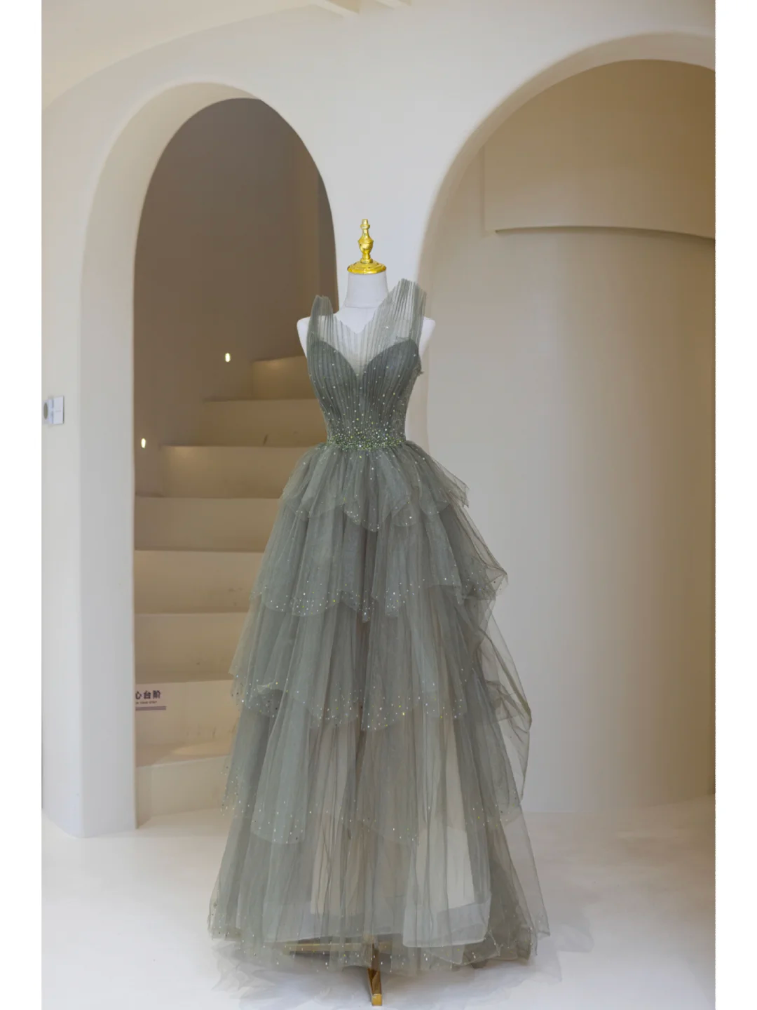 Cute Ball Gown Sweetheart Tulle Long Prom Dresses Impress 19th Birthda – RubyFashionDress