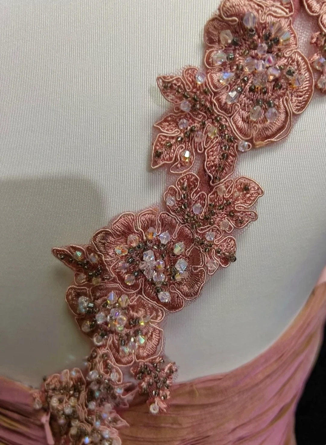Vintage Prom Dresses Sheath One Shoulder Pink With Appliques 1960s Long Formal Gown N2608