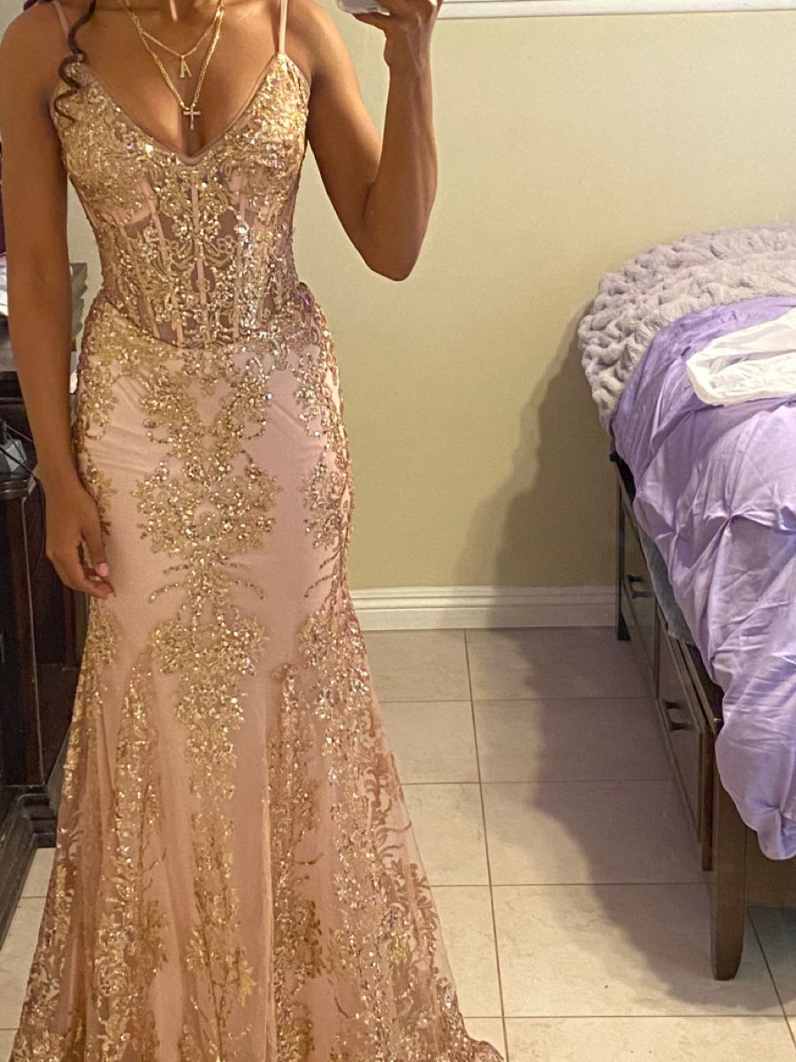 Mermaid Pink Spaghetti Strap Sequin Long Prom Dresses Formal Evening Dress Bodycon For Plus Size Girls Women N4107