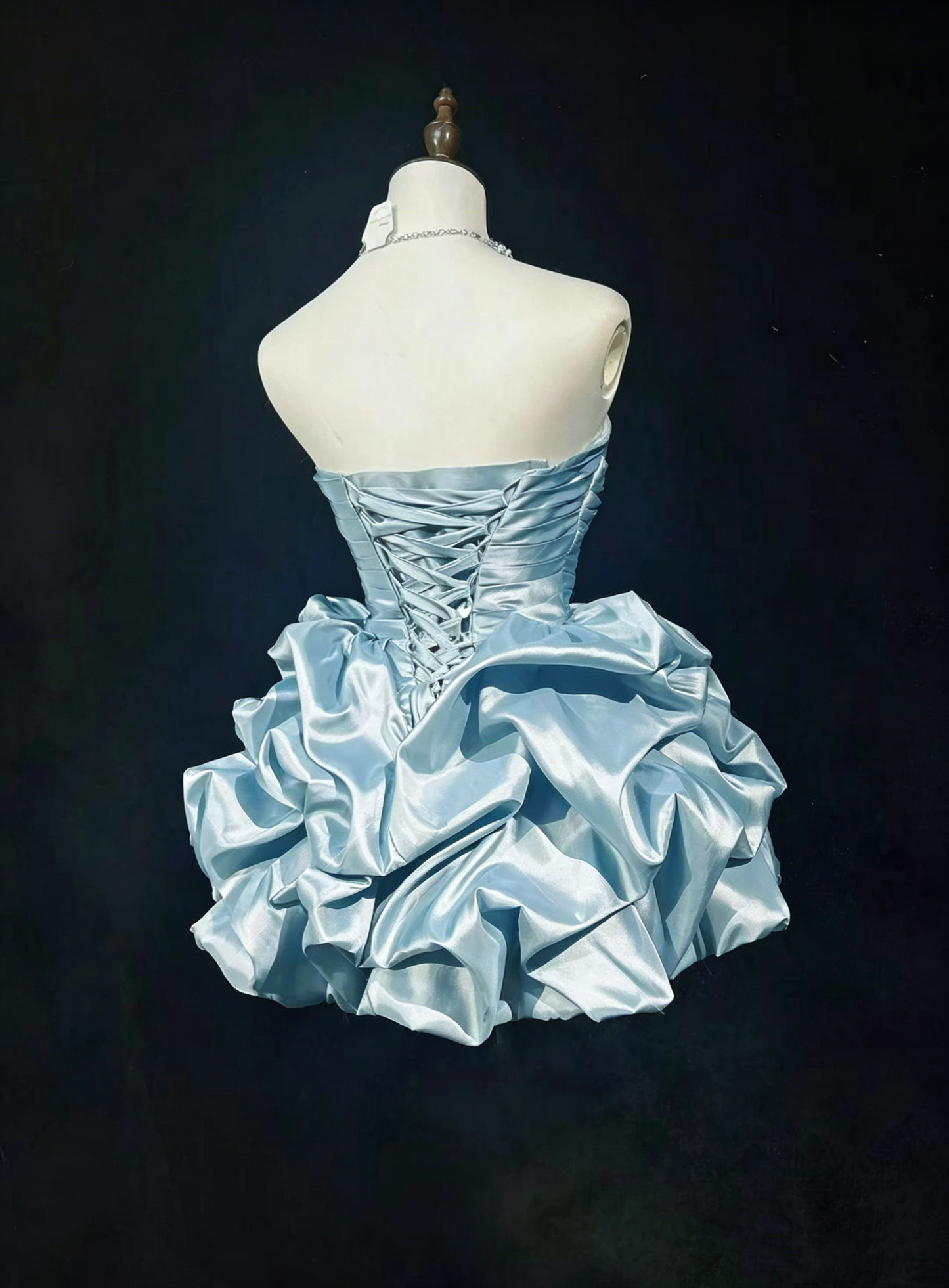 Dream Ball Gown Sweetheart Light Sky Blue 16th Birthday Gown Homecoming Dresses N3806