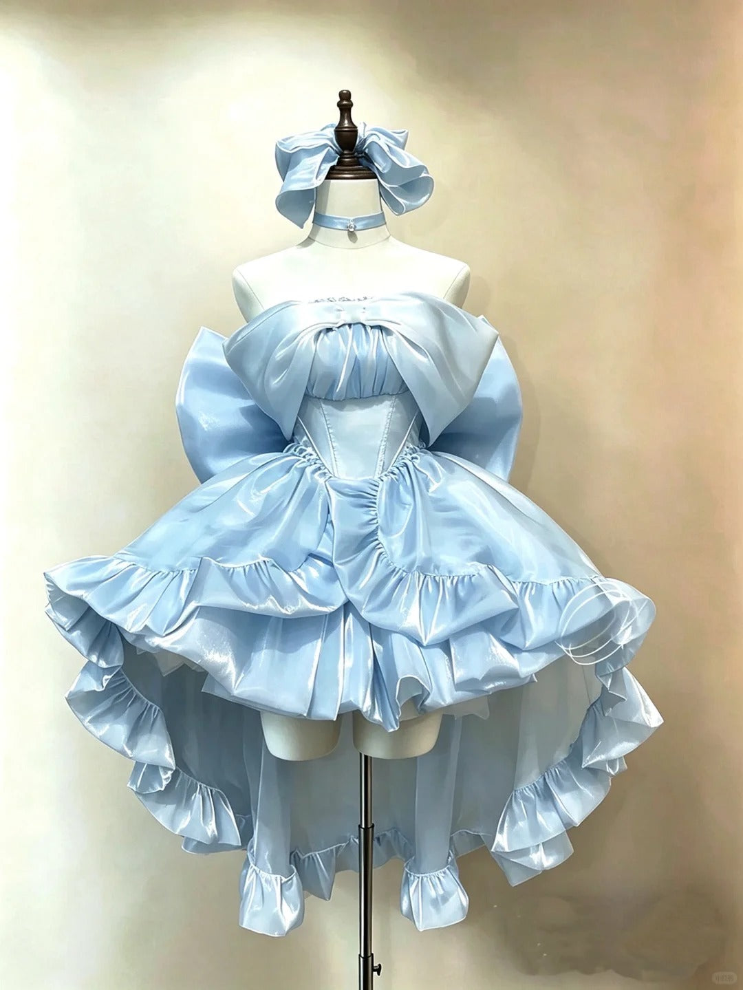 Beautiful Ball Gown Off The Shoulder Light Blue With Ruffle Graduation Dresses Inspo Senior Homecoming Outfits RB4711