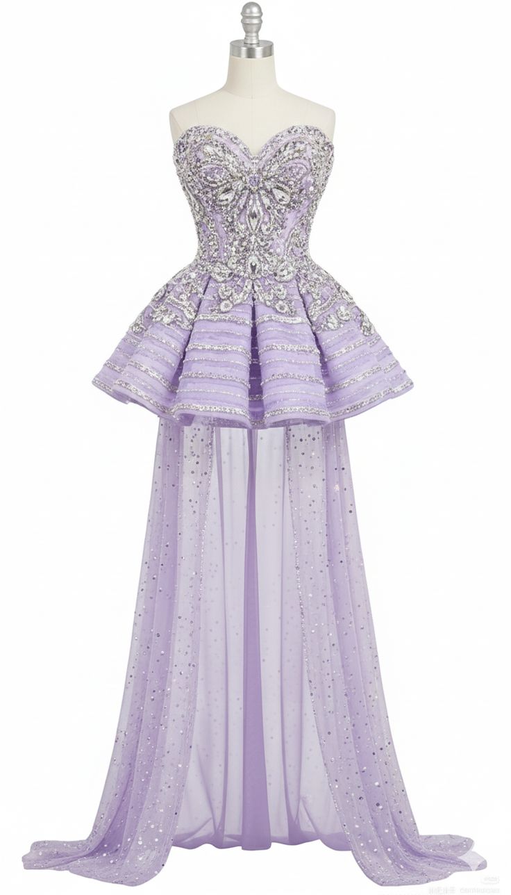 Classy Ball Gown Sweetheart Lilac Sequin Mini Short High School Impress Inspo Graduation Dress Homecoming Dresses RB3435