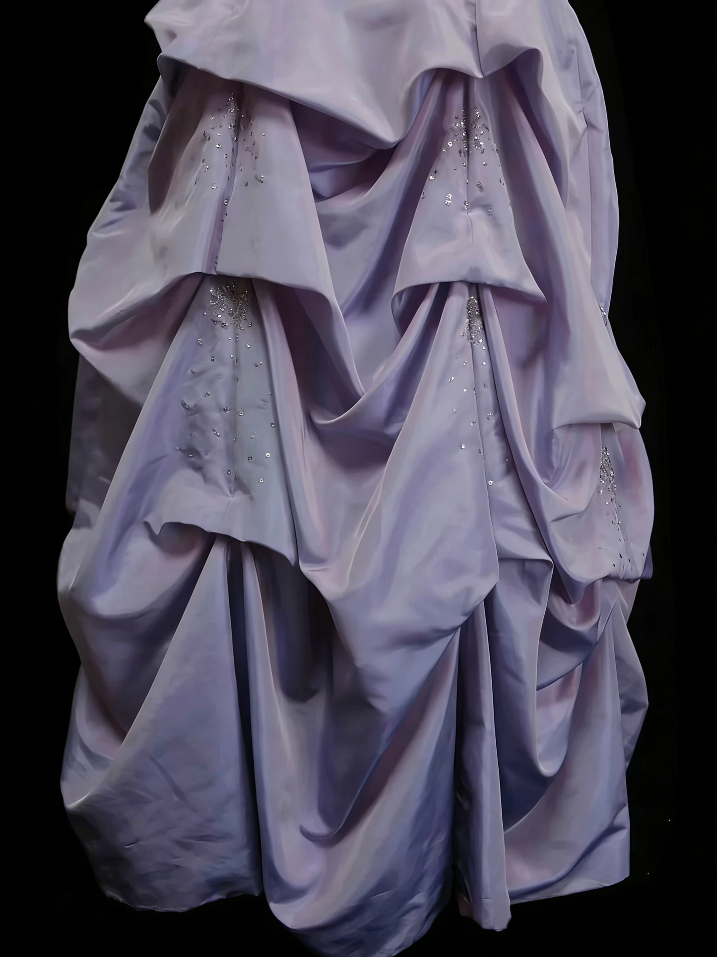 Vintage Ball Gown Halter Taffeta Lilac 90s 80s Sleeveless Prom Dresses Long Formal Party Gown N1442