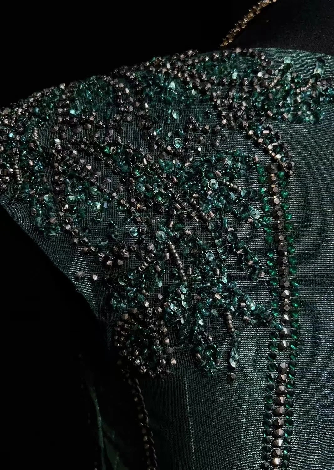 Vintage Prom Dresses A line Scoop Emerald Green Satin Long 2000s Party Evening Formal Gown RC1142