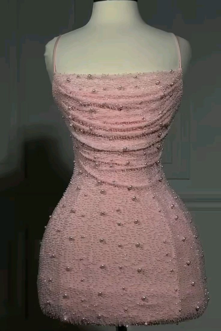 Sexy Sheath Spaghetti Strap Pink For Women Sequin Mini Senior Inspo Short Birthday Outfits Formal Homecoming Dresses RB3052