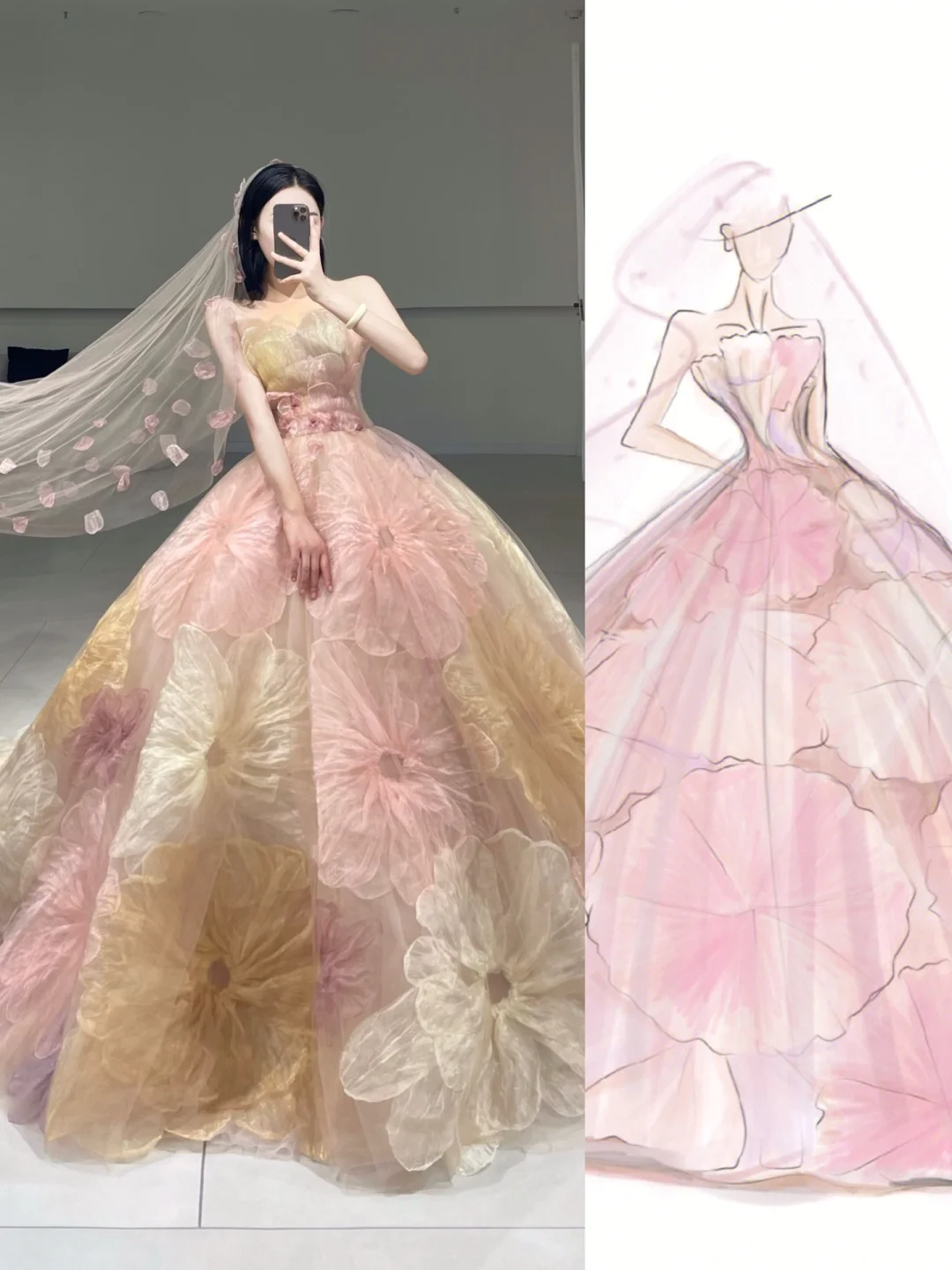 Sweet Strapless Ball Gown Floral Lace Long Quinceanera Dress Gorgeous Quinceanera Dresses Sweet 15 16 Dress A093