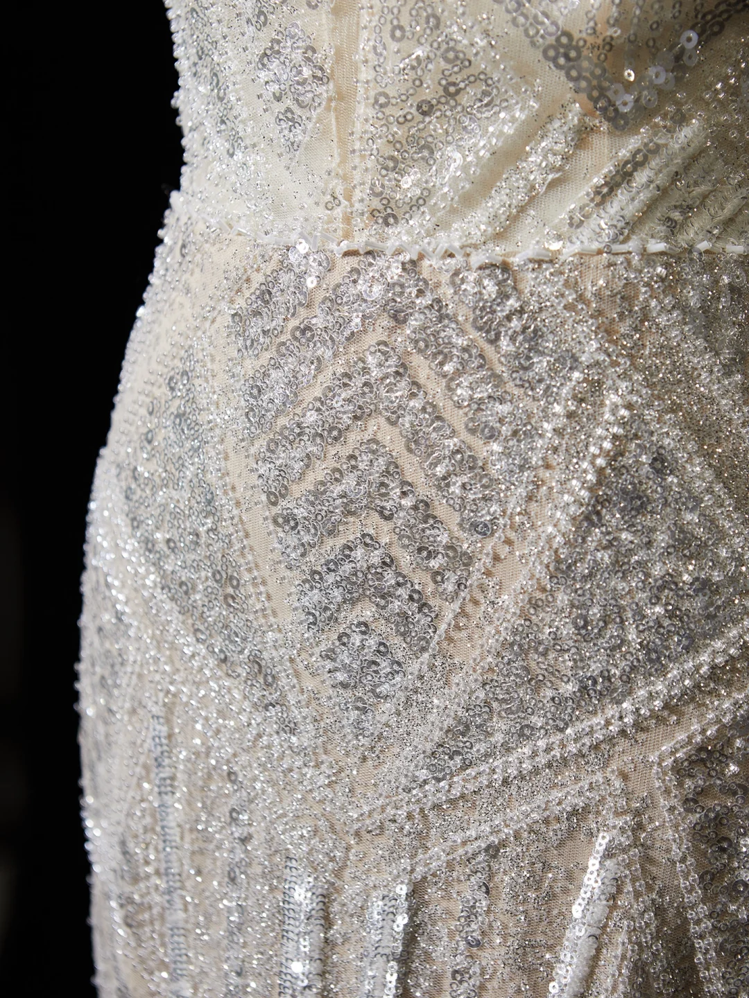 Timeless Women's Mermaid Spaghetti Straps White Sequins With Feathers Wedding Dress for Bride Dresses AC064