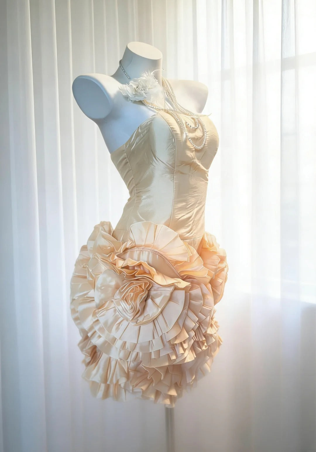 Vintage Sheath Strapless Satin Hoco Gowns Short 18th Birthday Dress Homecoming Dresses Cocktail Gown AS020