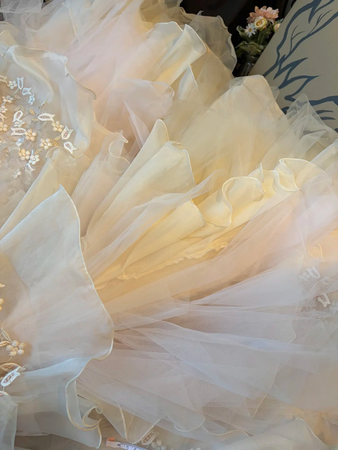 Elegant Ball Gown Spaghetti Straps Pink Tulle With Tiered Layers Long Quince Dress Quinceanera Dresses Formal Birthday Outfits RB8077
