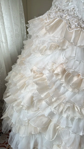 Elegant Sweet 16 Dress Long Sweetheart With Tiered Layers Ball Gown Sweet Sixteen Party Birthday Dresses RC0535
