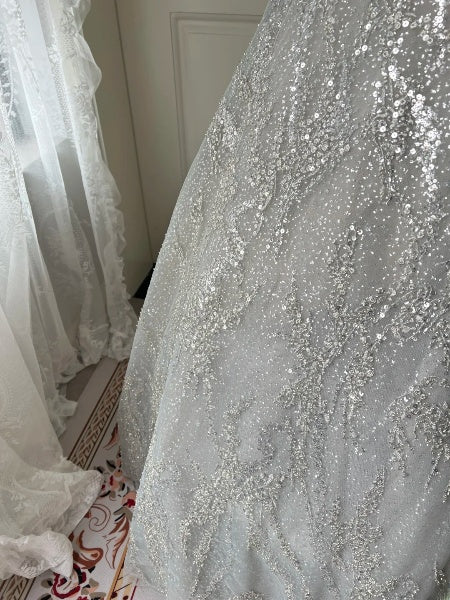 Elegant Sweet 16 Dress Long Sweetheart Silver Gray Ball Gown Sweet Sixteen Party Birthday Dresses RC0538