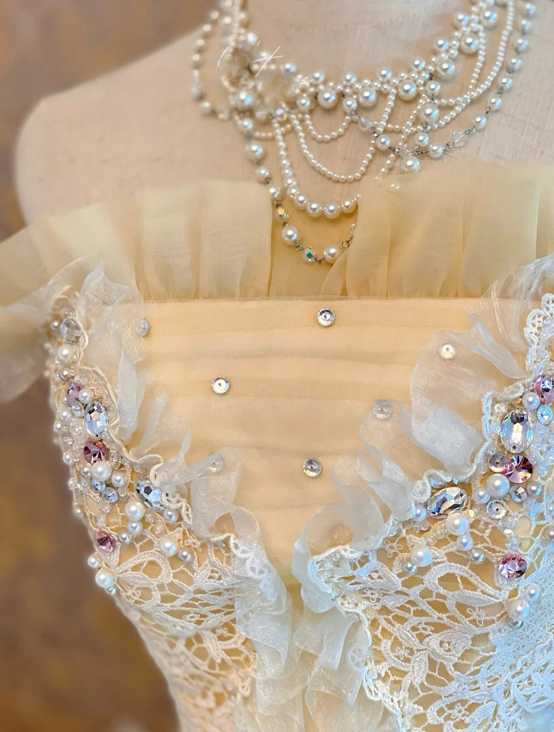 Quinceanera Dress Strapless Yellow With Layers Tiered Floor Length Ball Gown Sweet 15 15th Birthday Gown RB9117