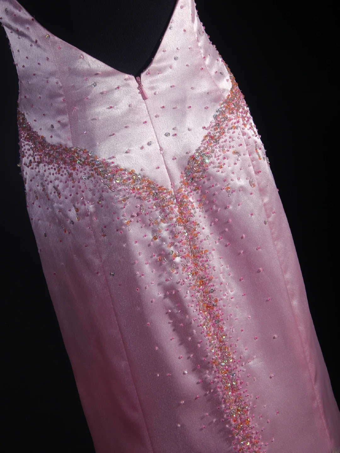 Classy Prom Dresses 1950s Mermaid V Neck Satin Lilac Vintage Long Parties Gowns Evening Dress AS233