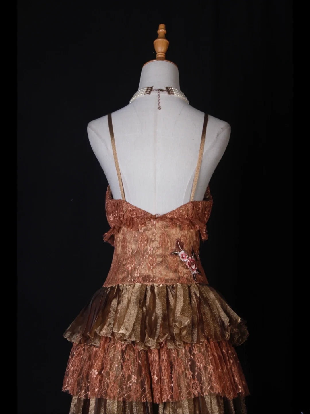 Retro Ball Gown Spaghetti Straps Pink Brown Short 16th Birthday Dress Homecoming Dresses Cocktail Gown AS271