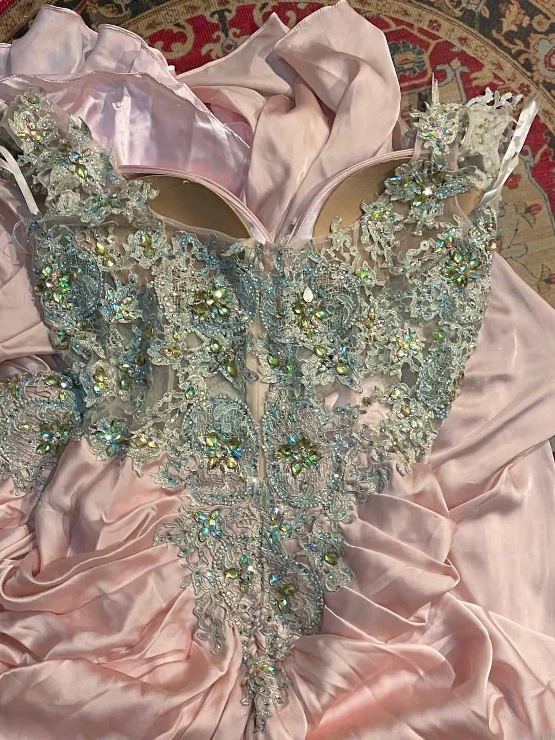 Chic Mermaid Sweetheart Pink With Beaded Crystals High School Dances Prom Dresses Formal Outfits Evening Gown RB8559