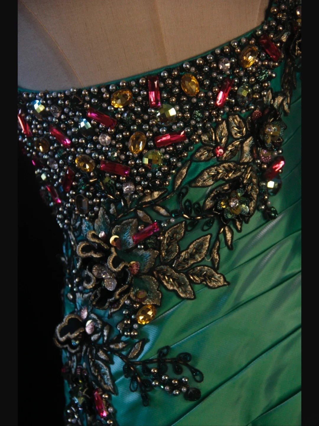 Retro 1950s Mermaid One Shoulder Dark Green Satin With Beads Long Prom Dresses Inspo 22th Birthday Outfit Formal Dress AS421