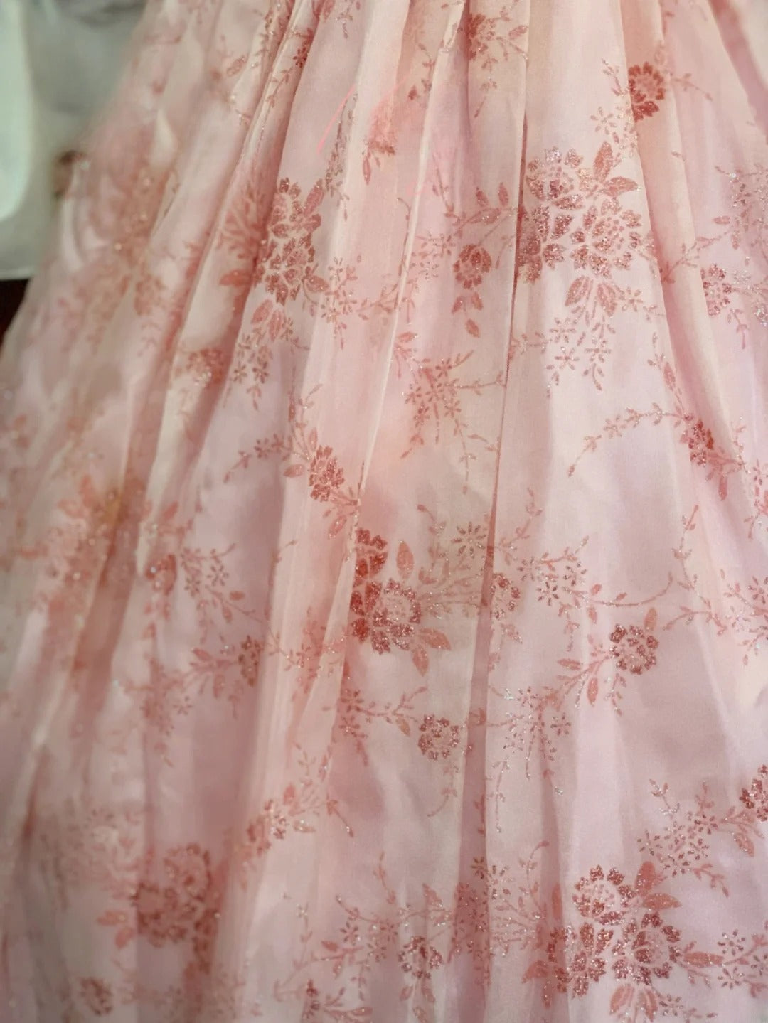 Sweet 16 Dress Ball Gown Pink Lace Spaghetti Straps Vestido De 15 Sweet Sixteen Dress RB9638