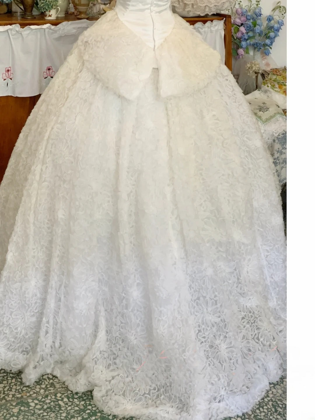 Sweet 16 Dress Satin Ballgown V Neck White With Beading Sleeves Sweet Sixteen Dress RB9693