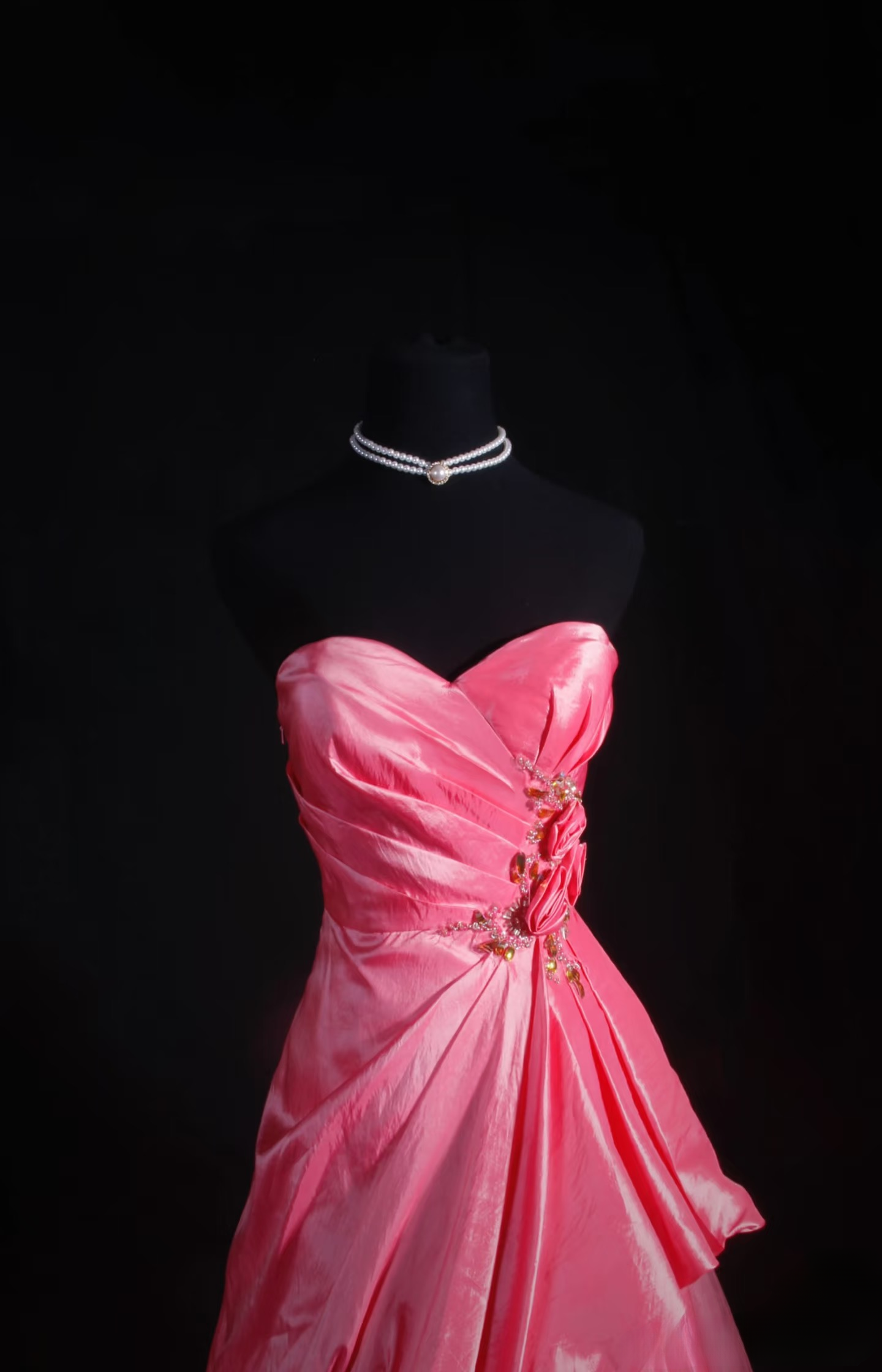 Vintage Prom Dresses 1950s Formal Retro Classy A Line Sweetheart Pink Tulle Evening Dress Inspiration Long Prom Party Gown AU066