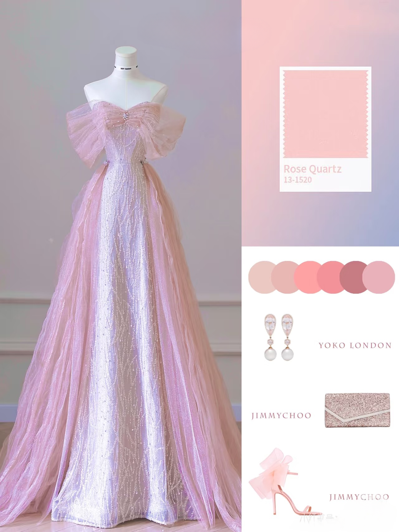 Beautiful A line Off The Shoulder Sequin Pink Prom Dresses Inspiration Prom Dress Princess Graduation Dress AB004