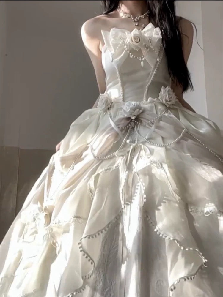 Modest Quinceanera Dresses Ball Gown Off The Shoulder White Birthday Gowns Vestidos De 15 Anos Formal Party Long Sweet 16 Dress AU167