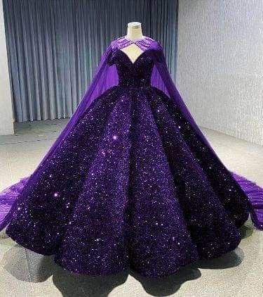 Modest Ball Gown Off The Shoulder Grape Sequin Long Quinceanera Dresses Sexy Quinceanera Gowns Sweet 16 Dress B259