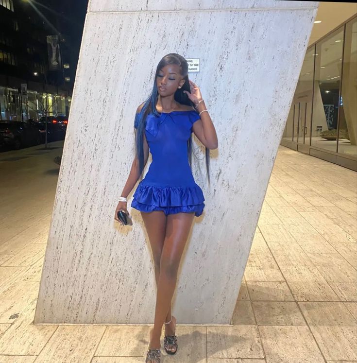 Sexy Sheath Off The Shoulder Royal Blue Satin Short 16th Birthday Dres –  RubyFashionDress