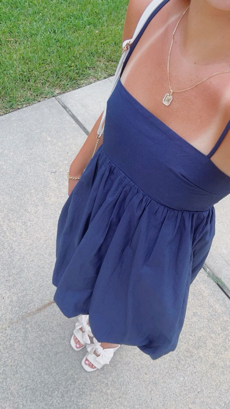 Modest A line Spaghetti Straps Navy Blue Satin Short 16th Birthday Dre RubyFashionDress Modest A line Spaghetti Straps Navy Blue Satin Short 16th Birthday Dre RubyFashionDress