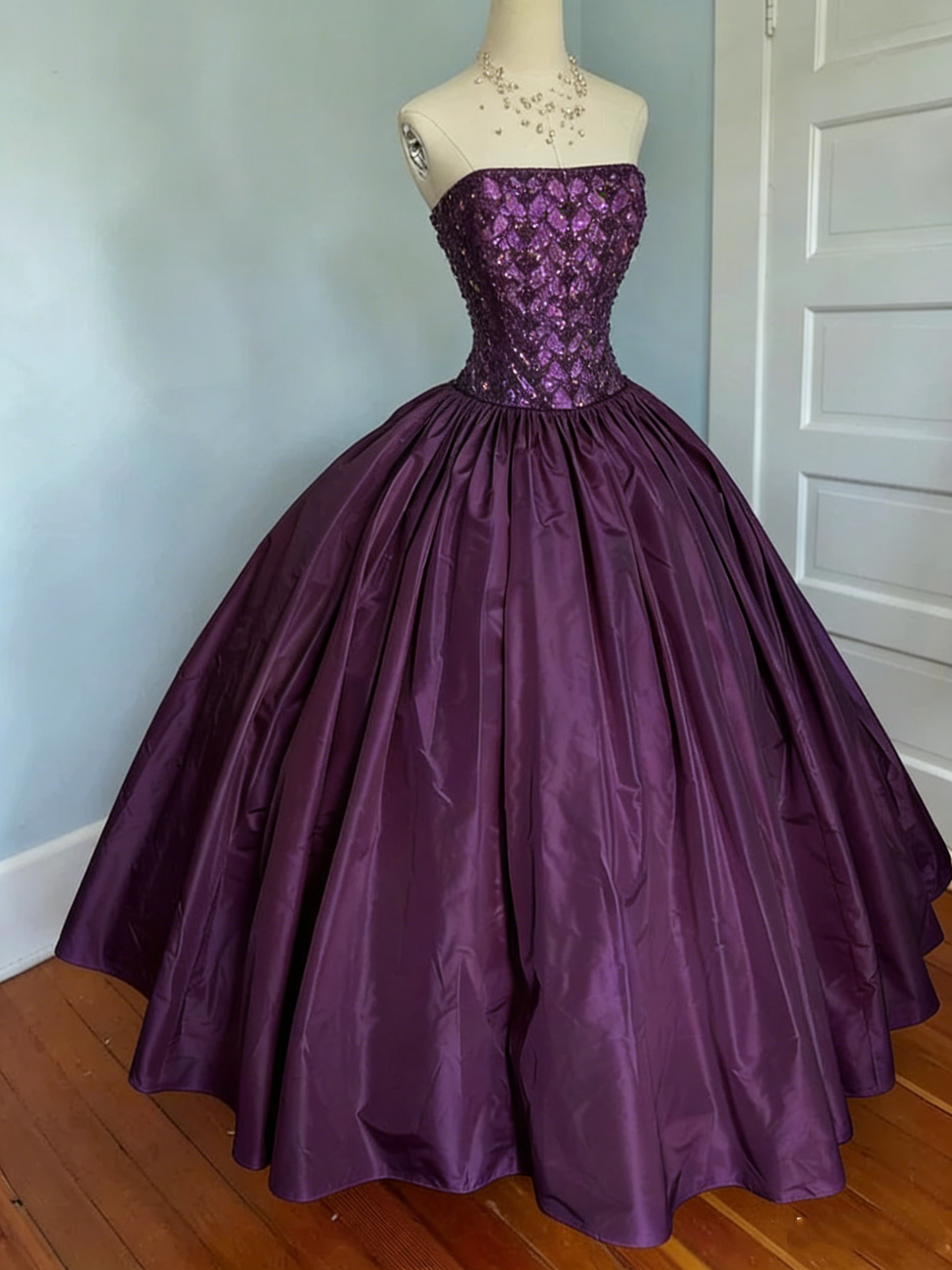 Luxury Quinceanera Dresses Ball Gown Strapless Light Pink Birthday Gowns Vestidos De 15 Anos Long Sweet 16 Dress DH2891