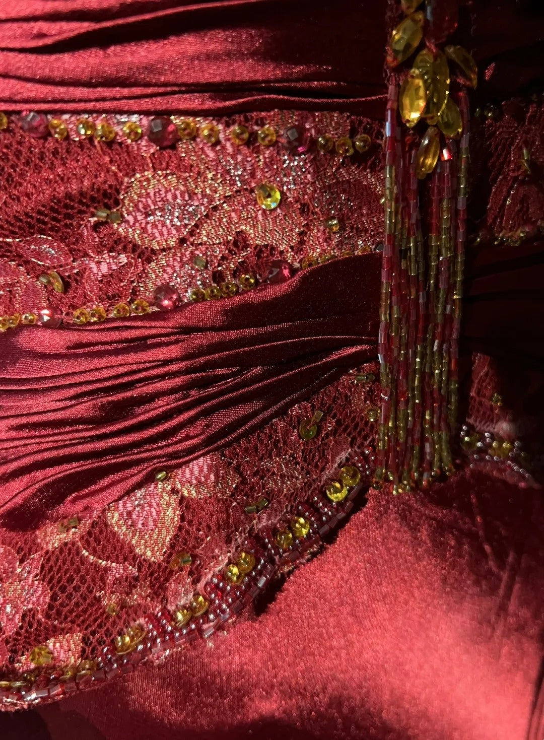 Vintage Prom Dresses A line Spaghetti Strap Wine Red Satin With Pleated 1960s Long Formal Gown N2602