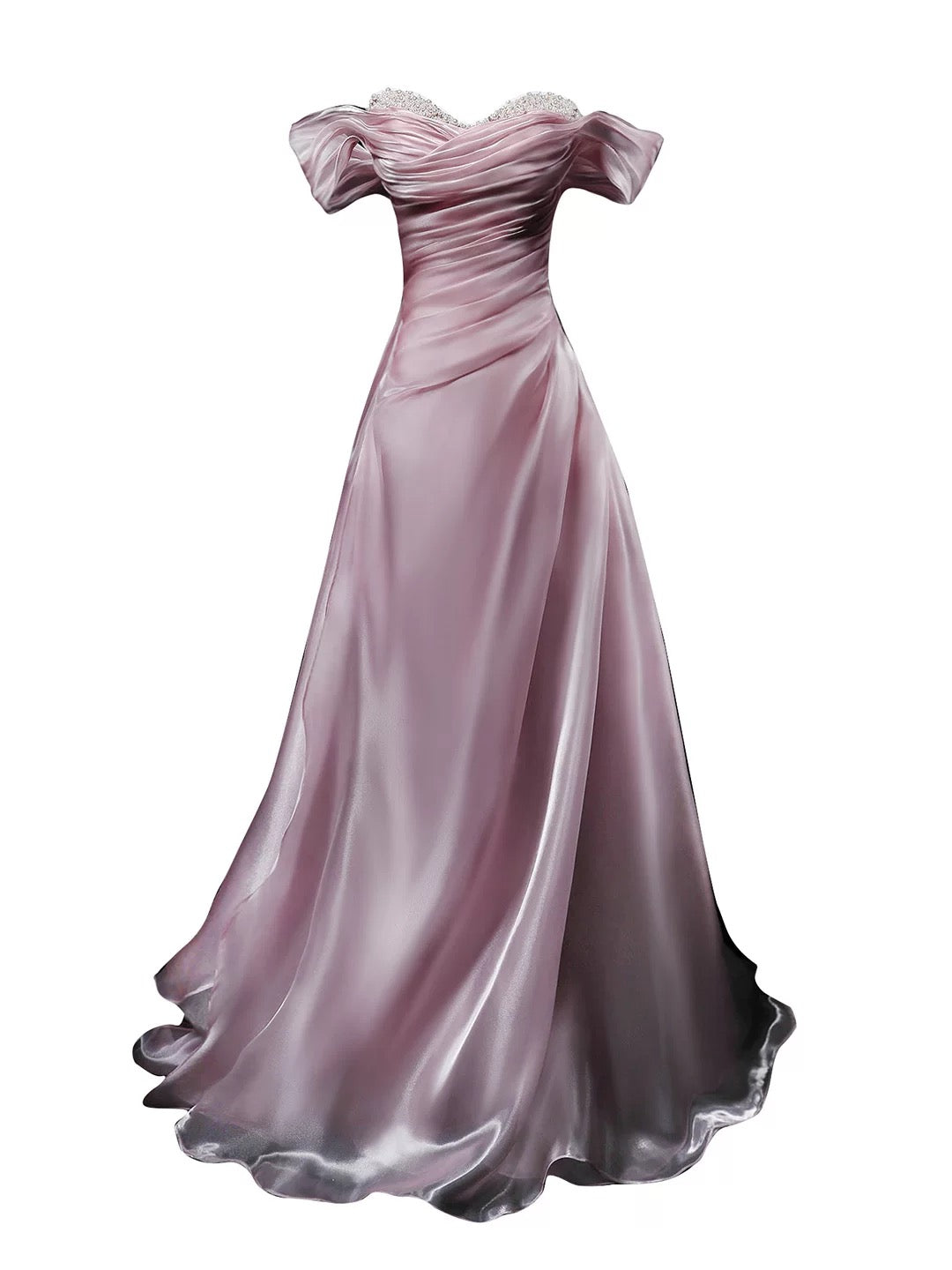 Sparkly Ball Gown Off The Shoulder Pink Birthday With Beaded Elegant Outfit Formal Prom Dresses N4157