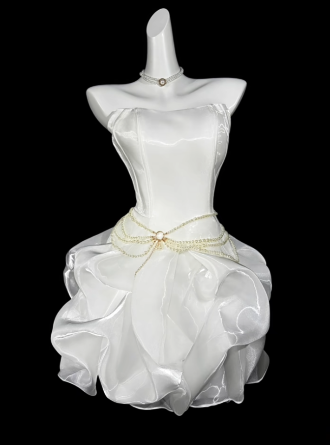 Unique Ball Gowns Strapless Little Black Dress Short Mini Party Cocktail Homecoming Dresses N4350