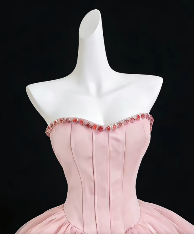 Gorgeous Ball Gowns Sweetheart Pink Mini Senior Short Hoco Gown High School Homecoming Dresses N4636