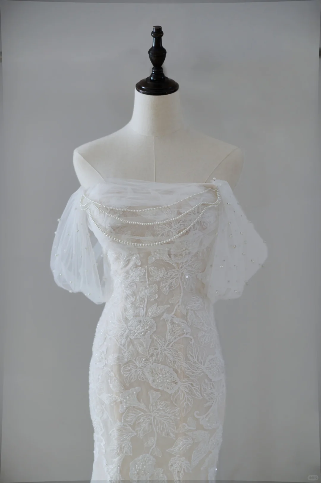 Modest Mermaid Off The Shoulder Short Sleeves Fitted Lace Corset Wedding Dress Long Bridal Gown Wedding Gowns RB1128