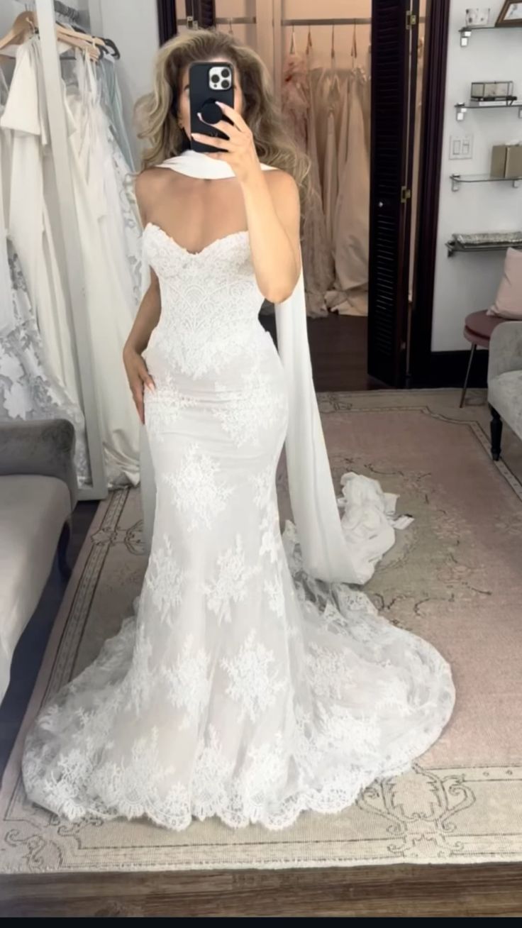 Beautiful Mermaid Sweetheart White Lace Corset Wedding Dress Long Bridal Gowns Wedding Dresses RB1361