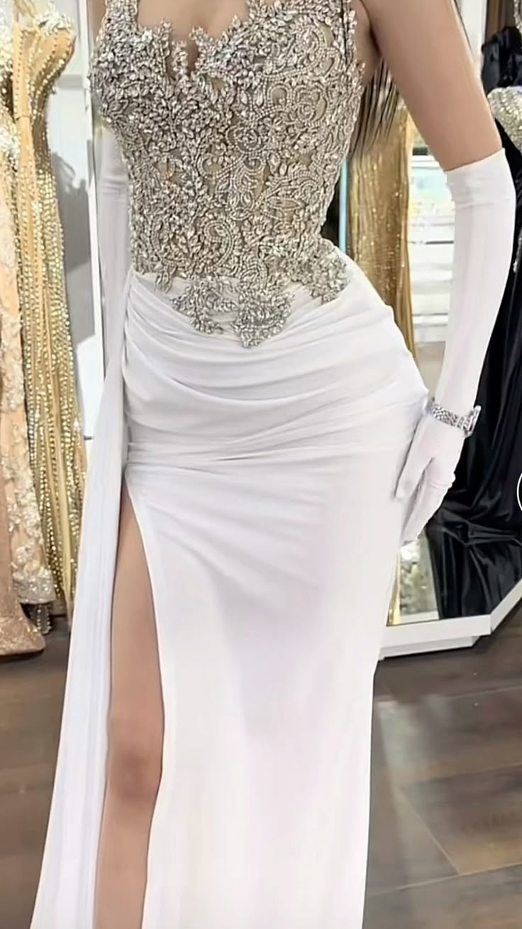 Elegant Mermaid Sweetheart Sequin Slit With Pleated Prom Dresses For Teens Formal Dress 18th Birthday Outfits Prom Gown RB1497