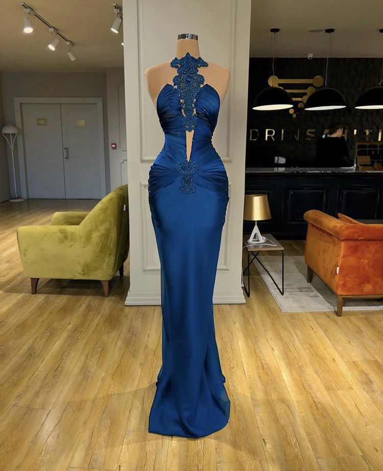 blue outfits dress to impress Princess Mermaid High Neck Navy Satin Pleated Lace Prom Dresses I – RubyFashionDress Sexy Nights Mini Dress Color:Brown Camo SID-STD14776