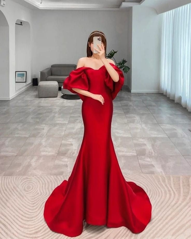 long birthday dresses 21st Modest Mermaid Off The Shoulder Red Prom Party Dress – RubyFashionDress US Size:6 Revealing Dresses Showpo - Renjean Mini